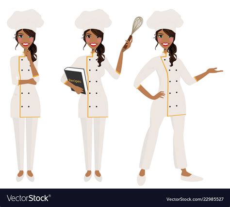 Chef Cook Baker Royalty Free Vector Image Vectorstock