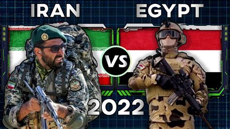 Iran Vs Egypt Military Power Comparison 2022 Youtube