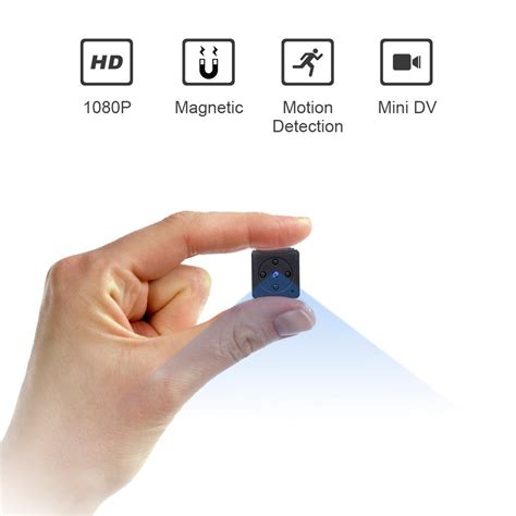 Mini Magnetic Hidden Spy Camera 1080p Hd Cam With Night Vision And