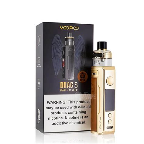 Под система Voopoo Drag S Pnp X 60w 2500 Mah 5 мл Shield Gold купить в Guru Vape