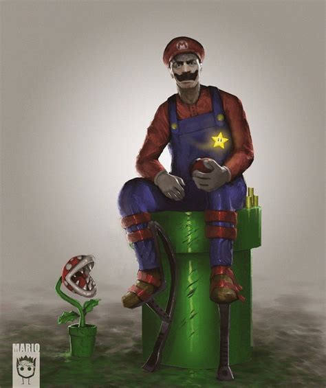 Mario Redesign By Leon Ropeter Mario Fan Art Fan Art Mario