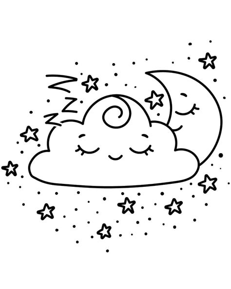 Kawaii Cloud Coloring Play Free Coloring Game Online