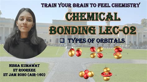 Chemical Bonding Lec Types Of Orbitals Iit Jam Net Gate