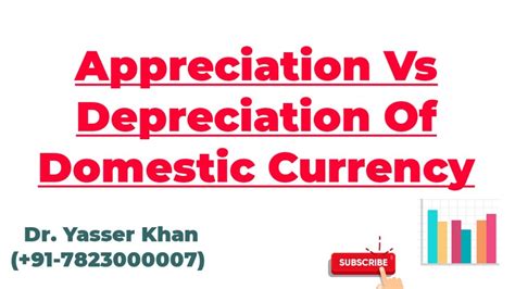 Appreciation Vs Depreciation Of Domestic Currency Youtube