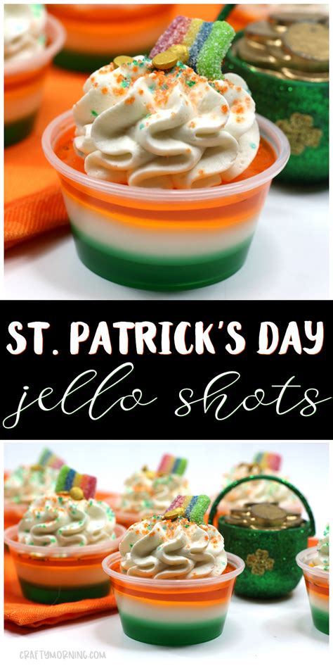 Festive St Patrick S Day Jello Shots