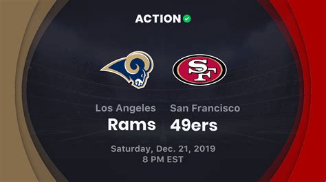 Rams vs. 49ers Betting Odds, Predictions & Picks (December 21, 2019)