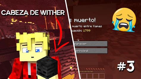 CABEZA DE WITHER MUERTE Server ANÁRQUICO VANILLA NO PREMIUM