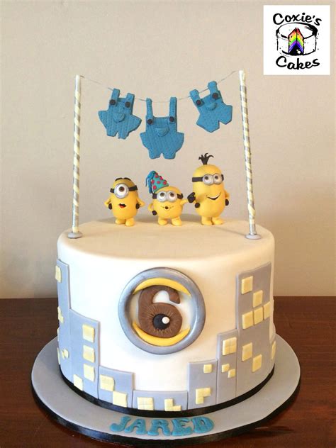 Naked Minions Cake Inspired By Hot Mamas Cake Toppers Minion Birthday