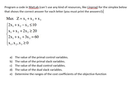 Simplex Algorithm In Matlab Lockqfive