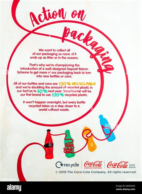 A Advert By Coca Cola Championing A Deposit Return Scheme On