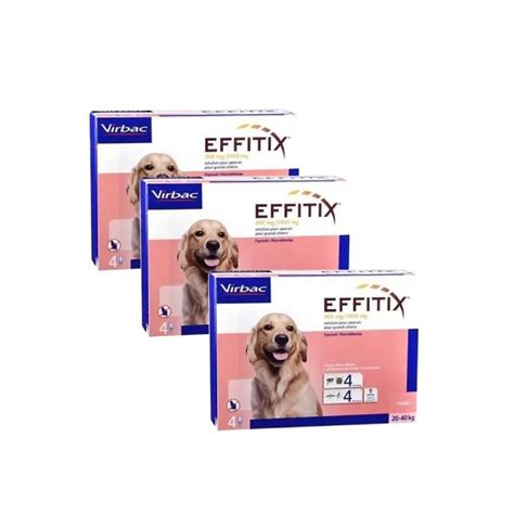 Effitix Antiparasitario Pack Ahorro Pipetas Para Perros Grandes