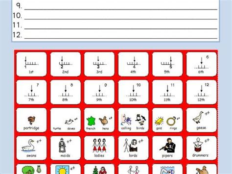 12-days-of-christmas-math-activity-gift-chart-and-recording-sheet ...