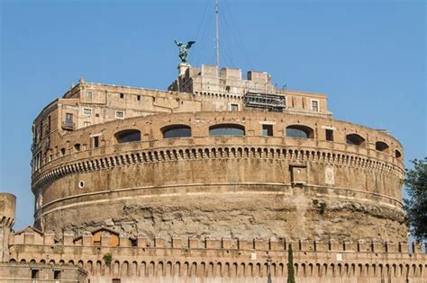 Premium Photo The Mausoleum Of Hadrian Known As The Castel Sant