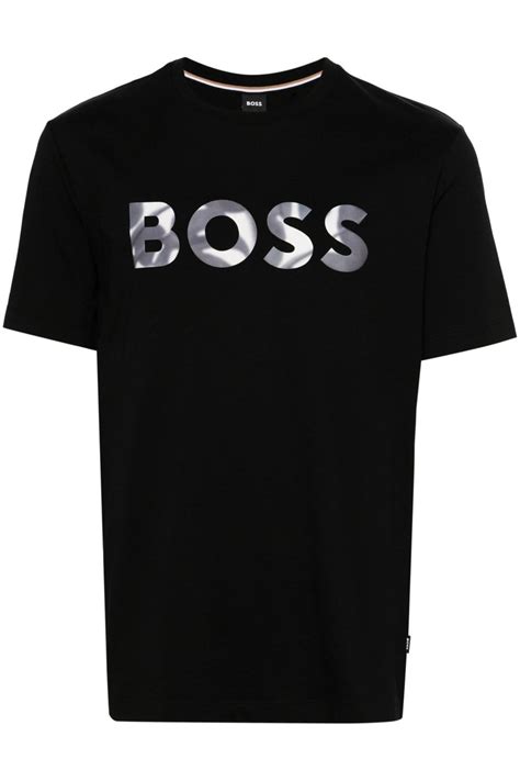 BOSS Thompson 15 T Shirt Black Clothing From Circle Fashion UK