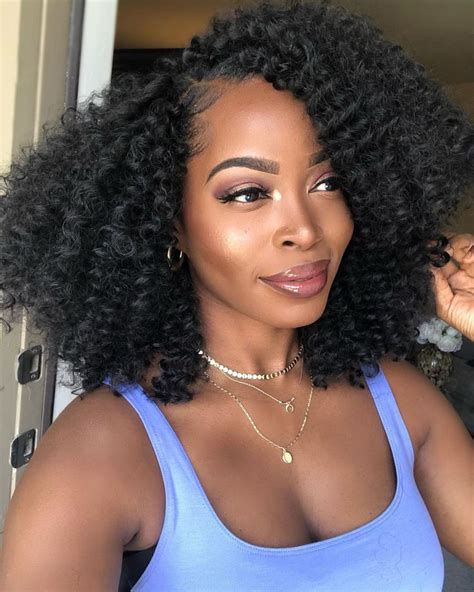 31 Crochet Braids Hairstyles Black Natural Hair With Protective Extensions Natural Hair