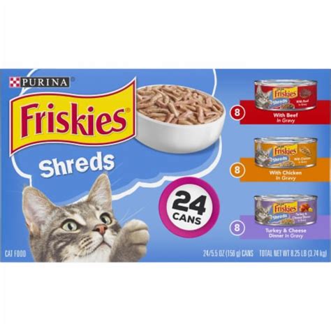 Friskies® Shreds Wet Cat Food Variety Pack, 24 ct / 5.5 oz. - Pay Less Super Markets