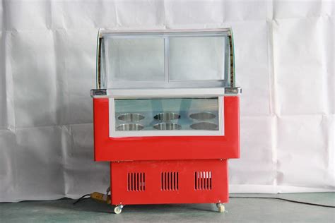 Lvke Hard Ice Cream Display Cabinet Hard Ice Cream Machine Italian Ice