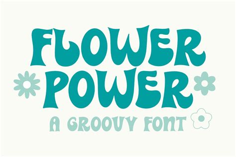 Flower Power Font By Bitongtype · Creative Fabrica