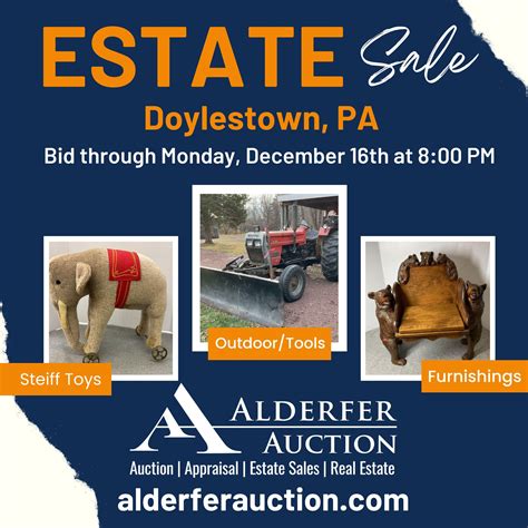 Dec 16 Estate Sale In Doylestown Online Auction Steiff Toys