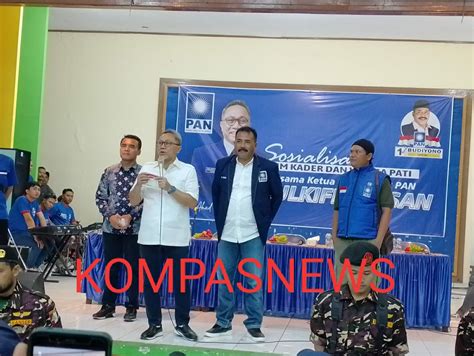 Kunjungi Kabupaten Pati Ketum PAN Zulkifli Hasan Kampanyekan