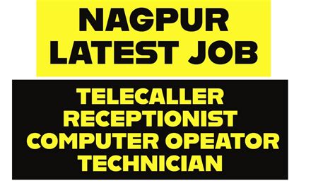 Current Job In Nagpur Fresher Job Walk In Interview 10 Pass Job