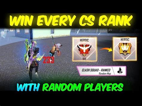 How To Win Every Cs Rank With Random Players Clash Squad Ranked Tips