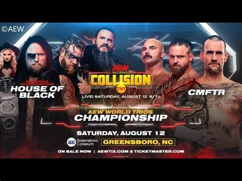 House Of Black C Vs CMFTR AEW World Trios Title Match AEW