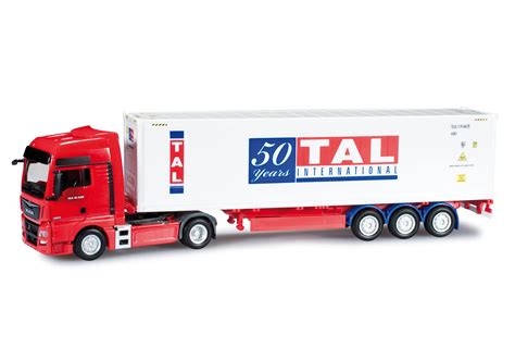 Herpa Man Tgx Xxl Container Sattelzug Years Tal