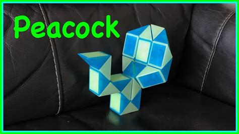 Rubik S Twist Or Smiggle Snake Puzzle Tutorial How To Make A Peacock