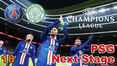 Psg Vs Celtic Uefa Champions League Master League Pes Youtube