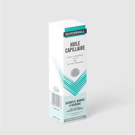 Glyceriall Huile Capillaire Avec Vit A Et E Filtre Solaire Ml