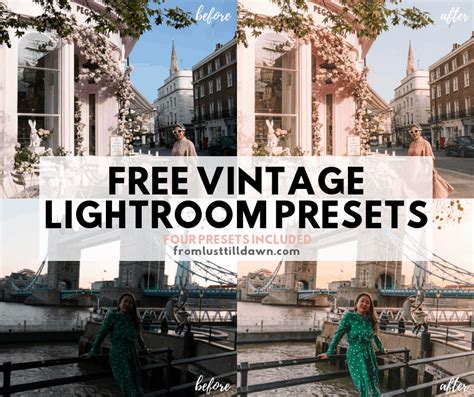 FREE Vintage Lightroom Presets - Desktop Only • Sarah Chetrit's Lust Till Dawn