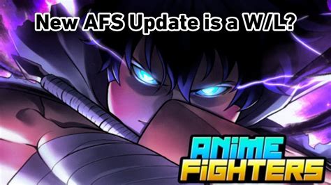 New Anime Fighters Update Is A W L Roblox Youtube