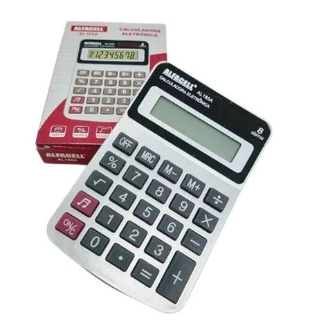 Calculadora De Mesa Comercial Escritorio Loja Digital Display Lcd