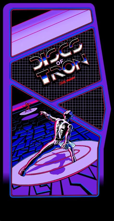 Tron Retro Arcade Games Arcade Panel Artwork