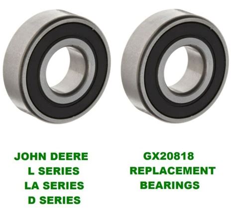 2 John Deere Mower Deck Spindle Bearings L100 L120130 La145 La155 Gx20818 Zhongjia Bearing