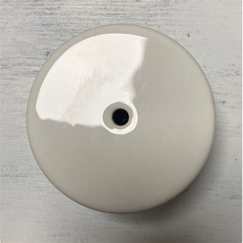 Lnd I Rosace Porcelaine Blanche Ronde