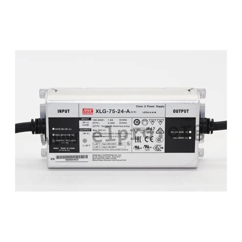 XLG 75 L Mean Well LED Drivers 75W Elpro Elektronik