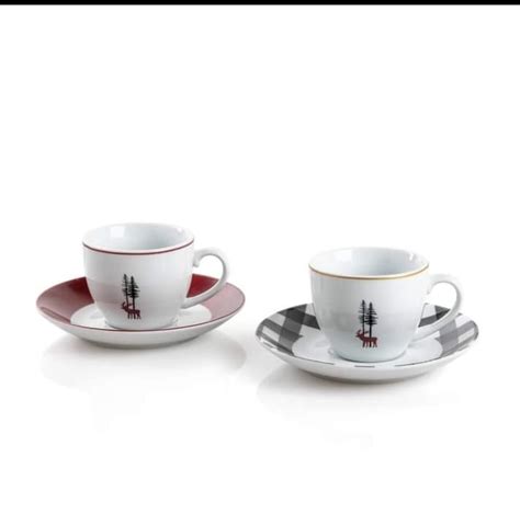 Set Tazze Caff Natalizie Cortina Les Dames