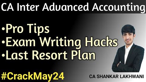 Exam Writing Hacks Pro Tips To Score Sure Shot In Ca Inter