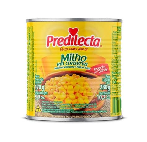 Milho Verde Lata 170g Predilecta Wilso Distribuidor