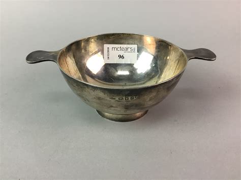 Lot 96 A Silver Quaich