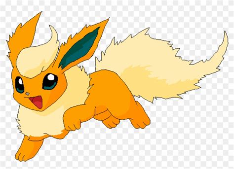 Newer Flareon - Pokemon Eevee Evolution Flareon Clipart (#5889510) - PikPng