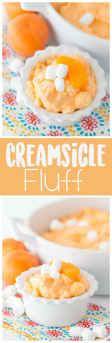 Creamsicle Fluff Jello Salad Recipe Jello Recipes Jello Salad Summer Baking