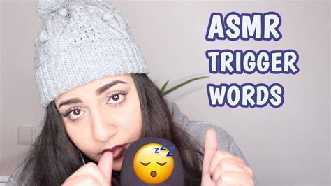 Asmr Trigger Words With Mouth Sounds And Hand Sounds ️ Youtube