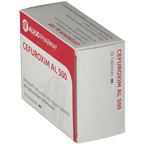 CEFUROXIM AL 500 Tabletten 20 St Shop Apotheke