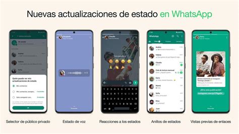 Las cinco novedades de los Estados de WhatsApp que aún no conoces