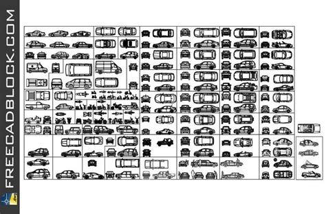 Cars Blocks DWG Drawing In Autocad 2D Format, Free, 57% OFF