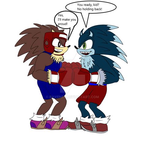 Werehog Sparring Adrian Bernard And Sonic By Ravenf6 On Deviantart