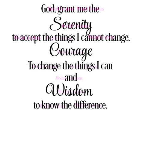 Serenity Prayer SVG Free